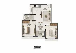 2 BHK at Sunteck Belvedere Park in Mira Road